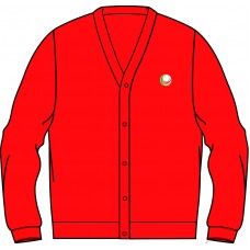 Red Cardigan_k&y (Discounted Item with Limited Stock)